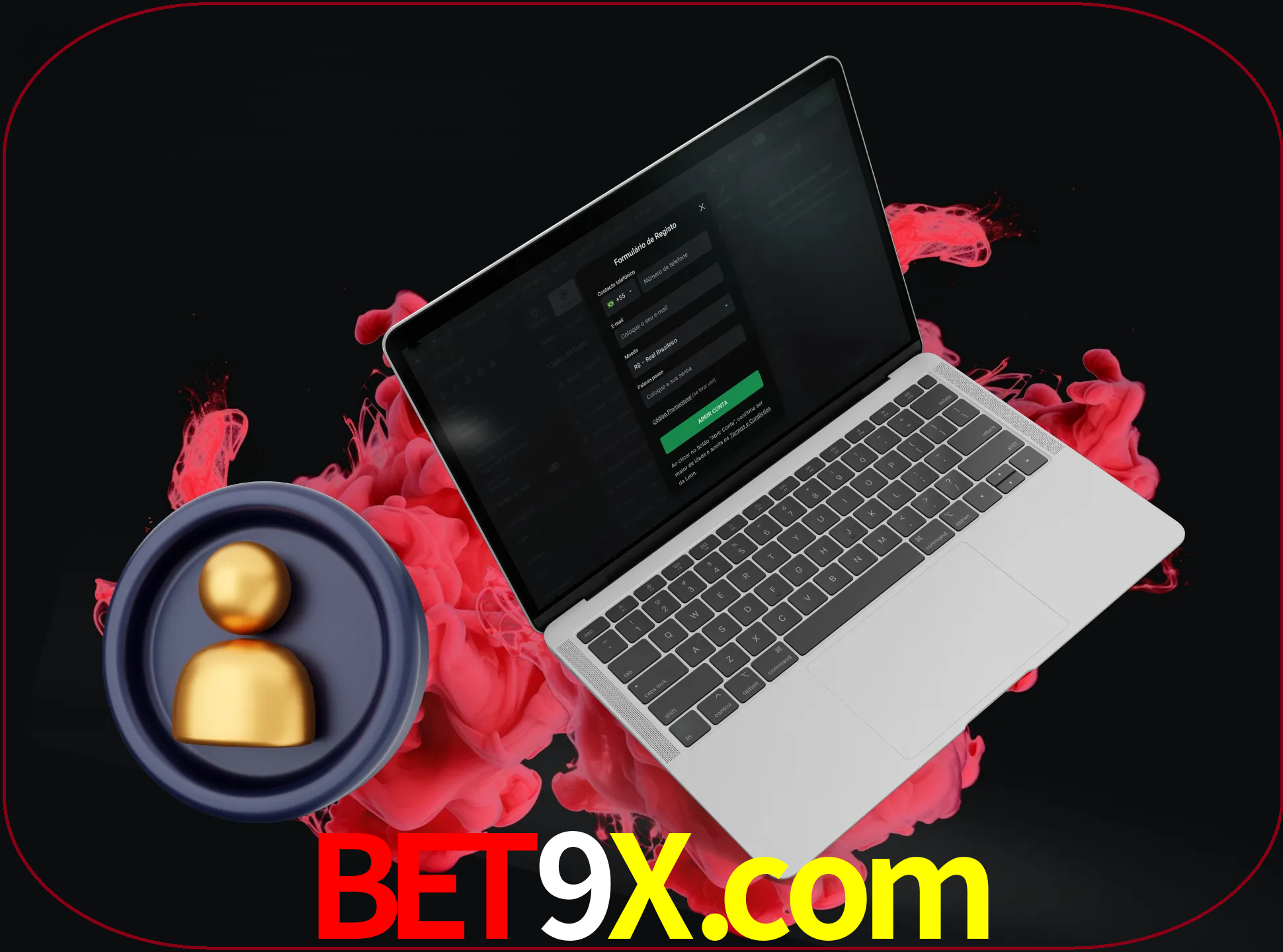 No cabeçalho do site bet9x, clique no botão que o levará a um formulário especial onde terá de introduzir as suas informações actuais.