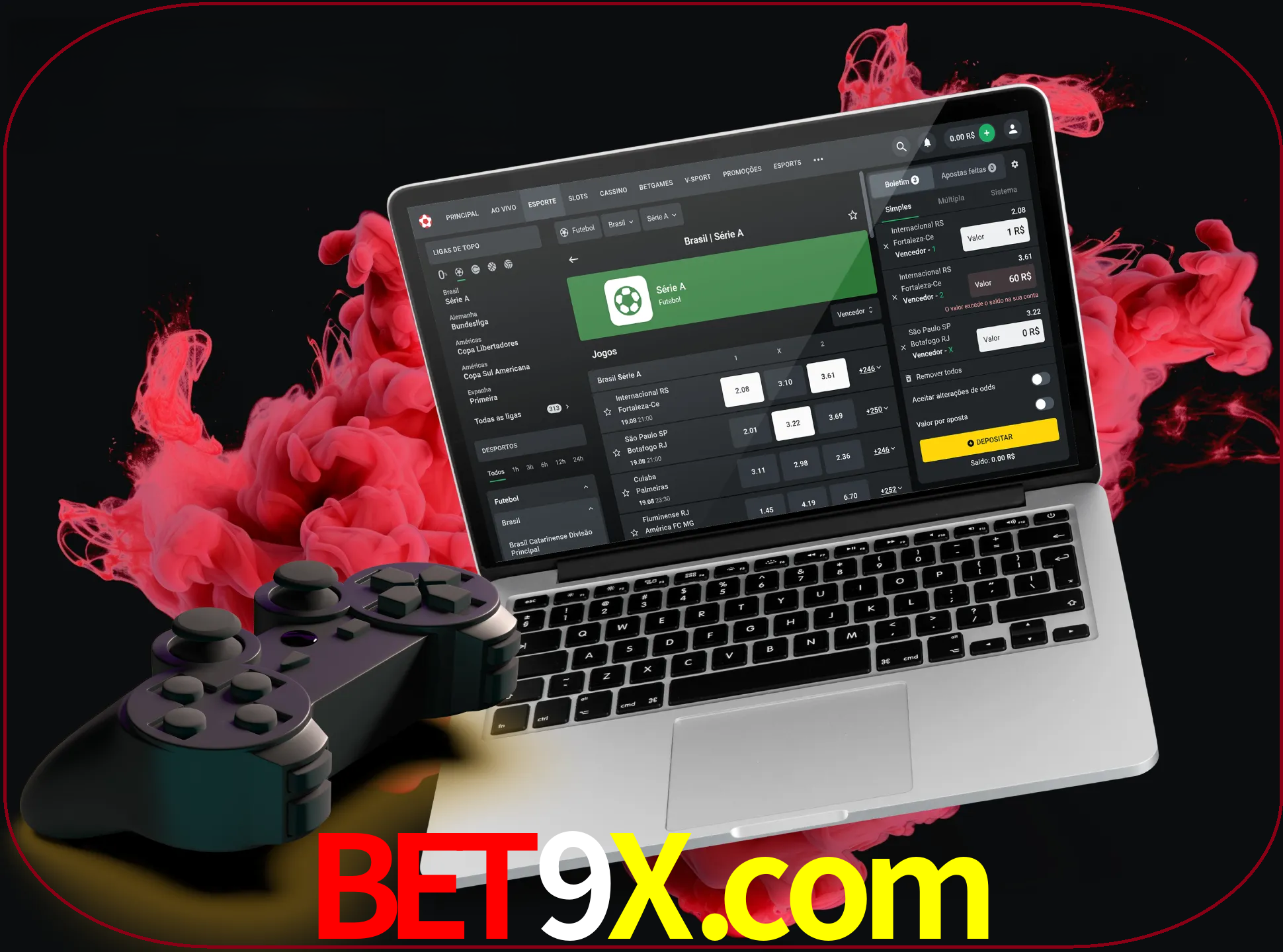 Visite a secção especial de jogos de vídeo em bet9x para descobrir em que jogos pode apostar e ganhar muito dinheiro.