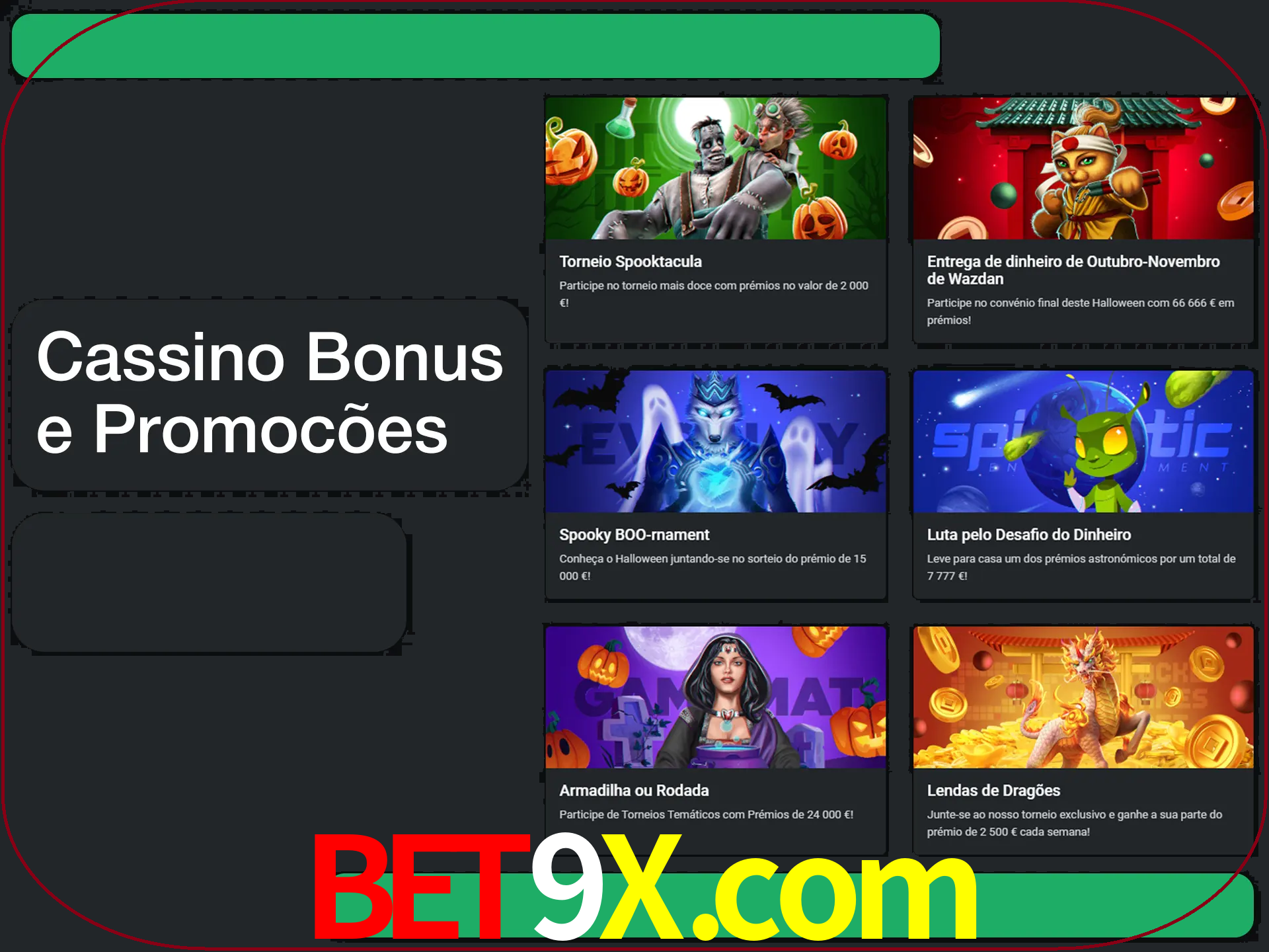 Verifique se há novos bônus de cassino para reivindicar.