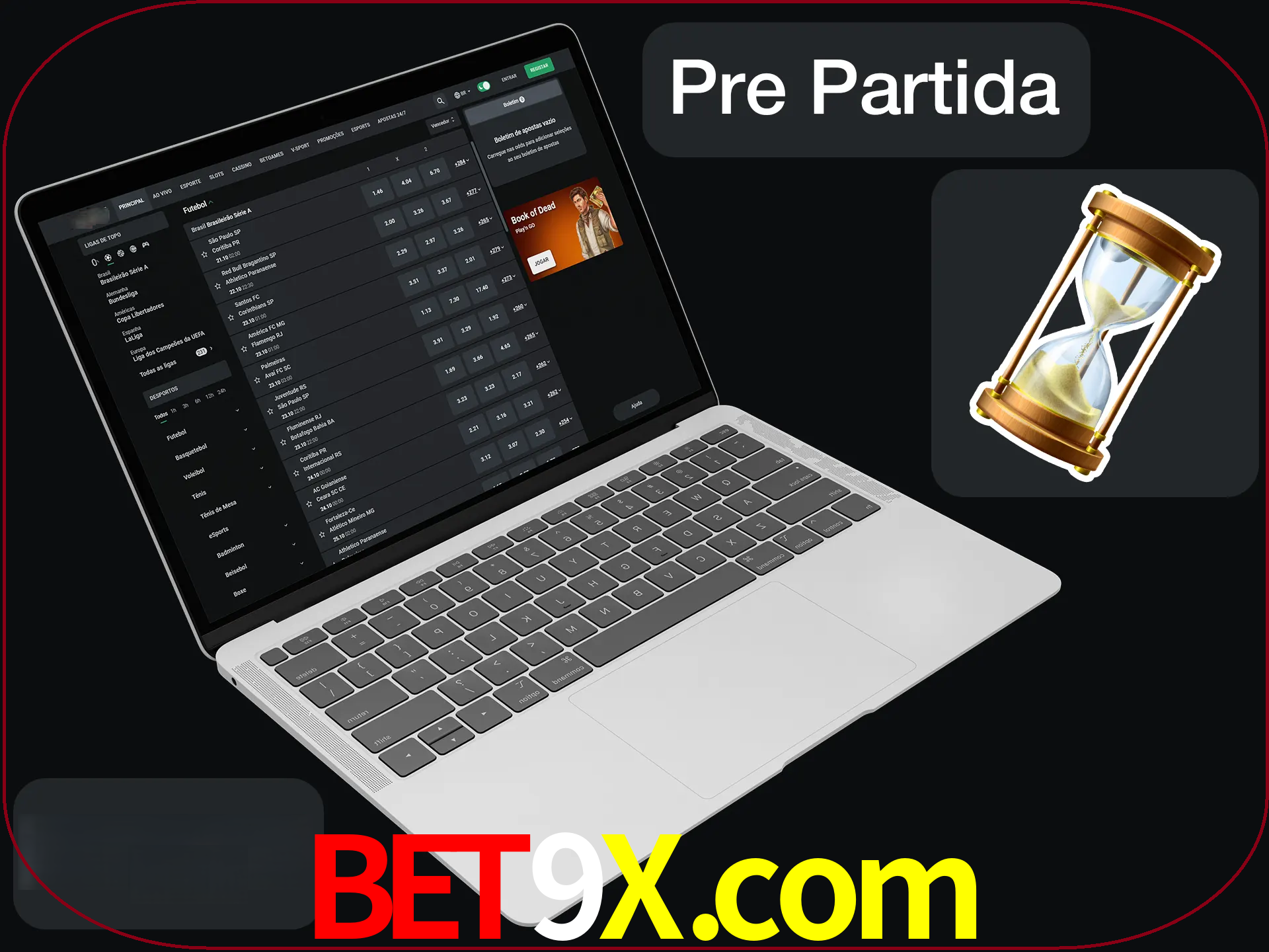Fazer apostas em partidas futuras.